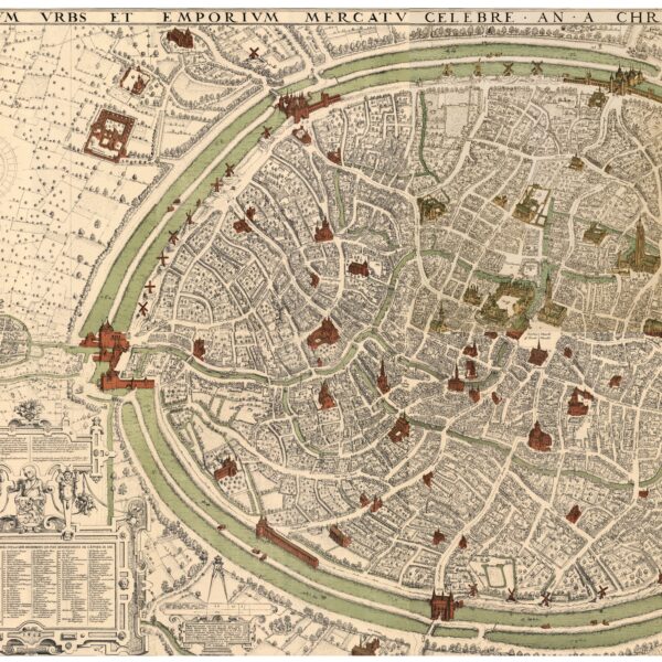 Stadsplan van Brugge